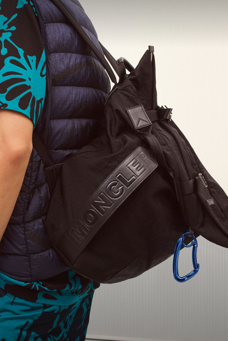 Moncler black backpack