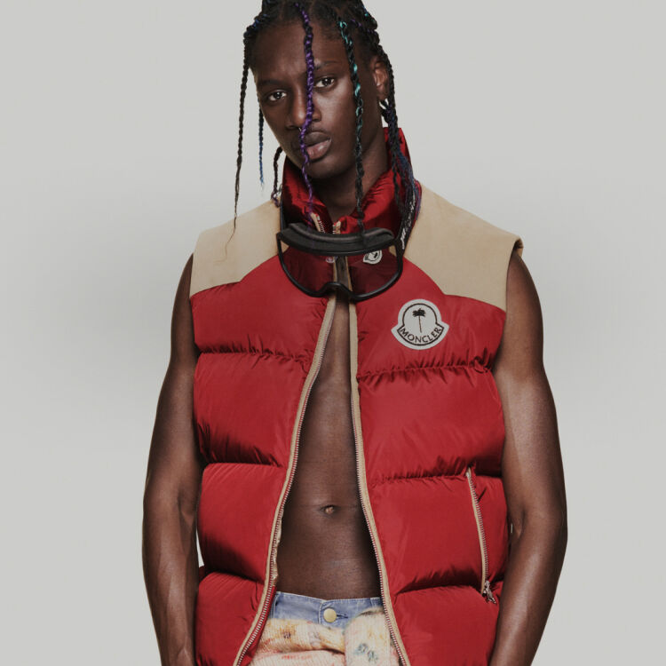 moncler rouge homme