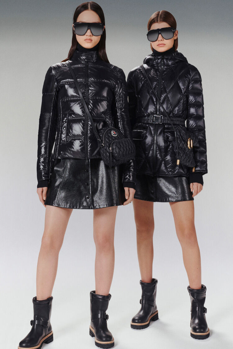 agnese hooded leather jacket