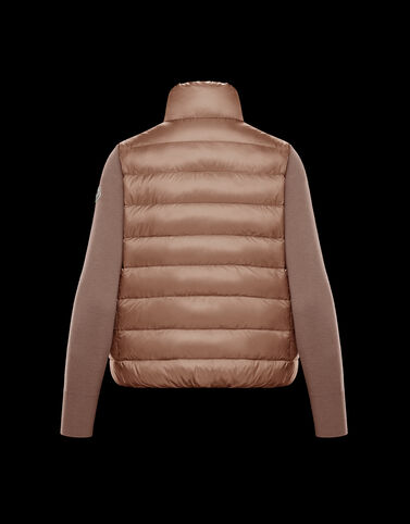 Moncler 패딩 가디건 Hezelnut Pink