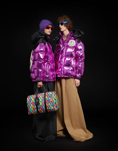 Moncler Tim 메탈릭 푸시아