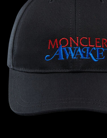 Moncler "Awake" Moncler 베이스볼 캡 블랙
