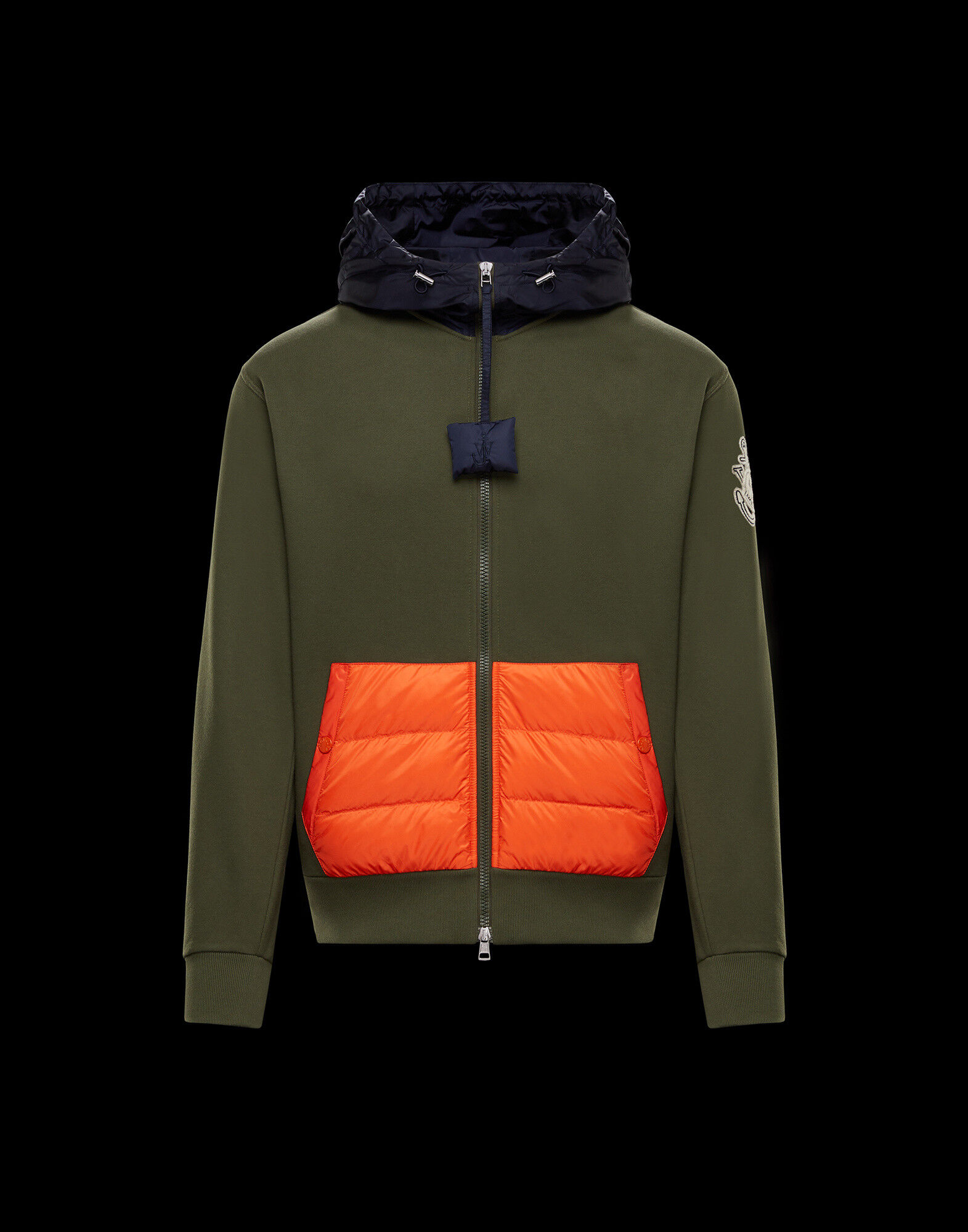 moncler zip up hoodie