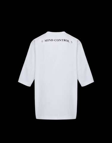 Moncler 롭사이드 티셔츠 옵티컬 화이트