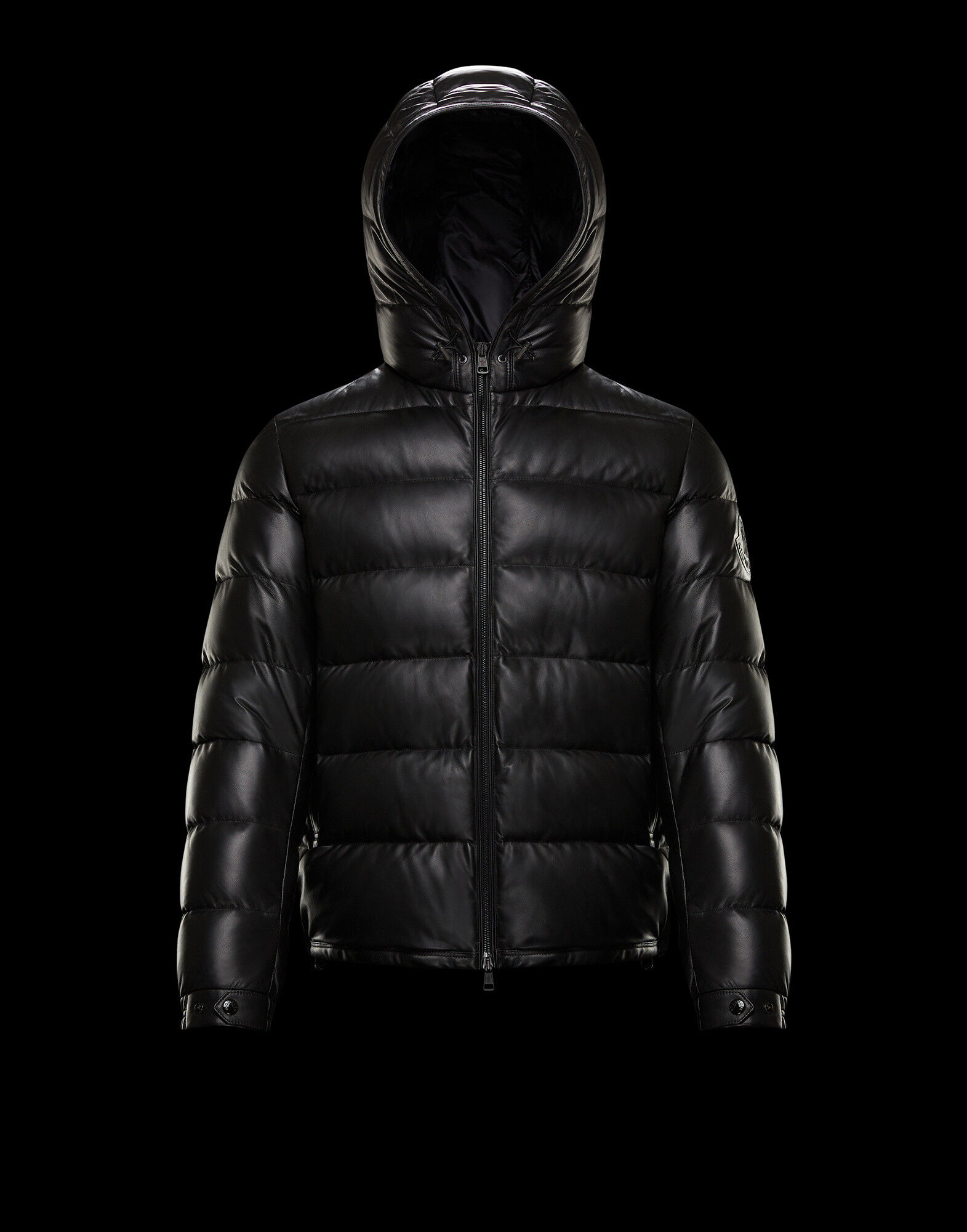 mens moncler hooded jacket