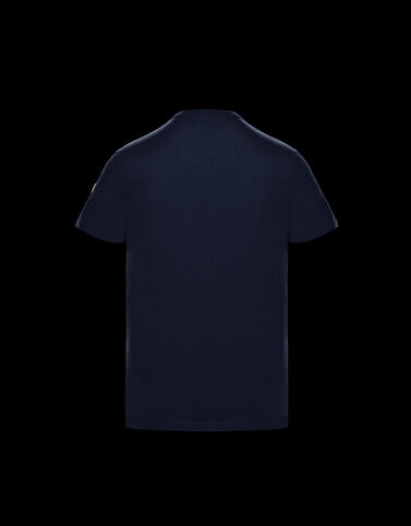 Moncler 프론트 아이코닉 티셔츠 나이트 블루
