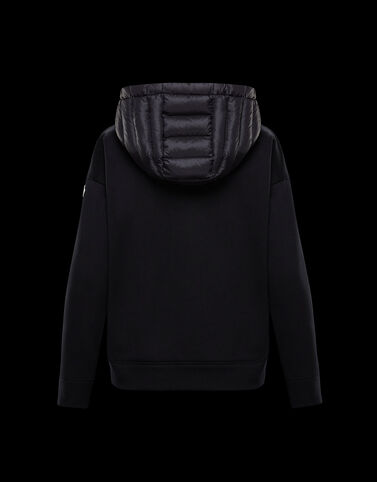 Moncler 후드 스웻셔츠 블랙