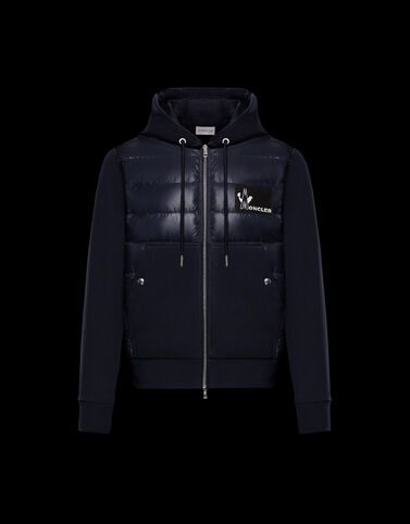 Moncler 패딩 스웨트셔츠 나이트 블루