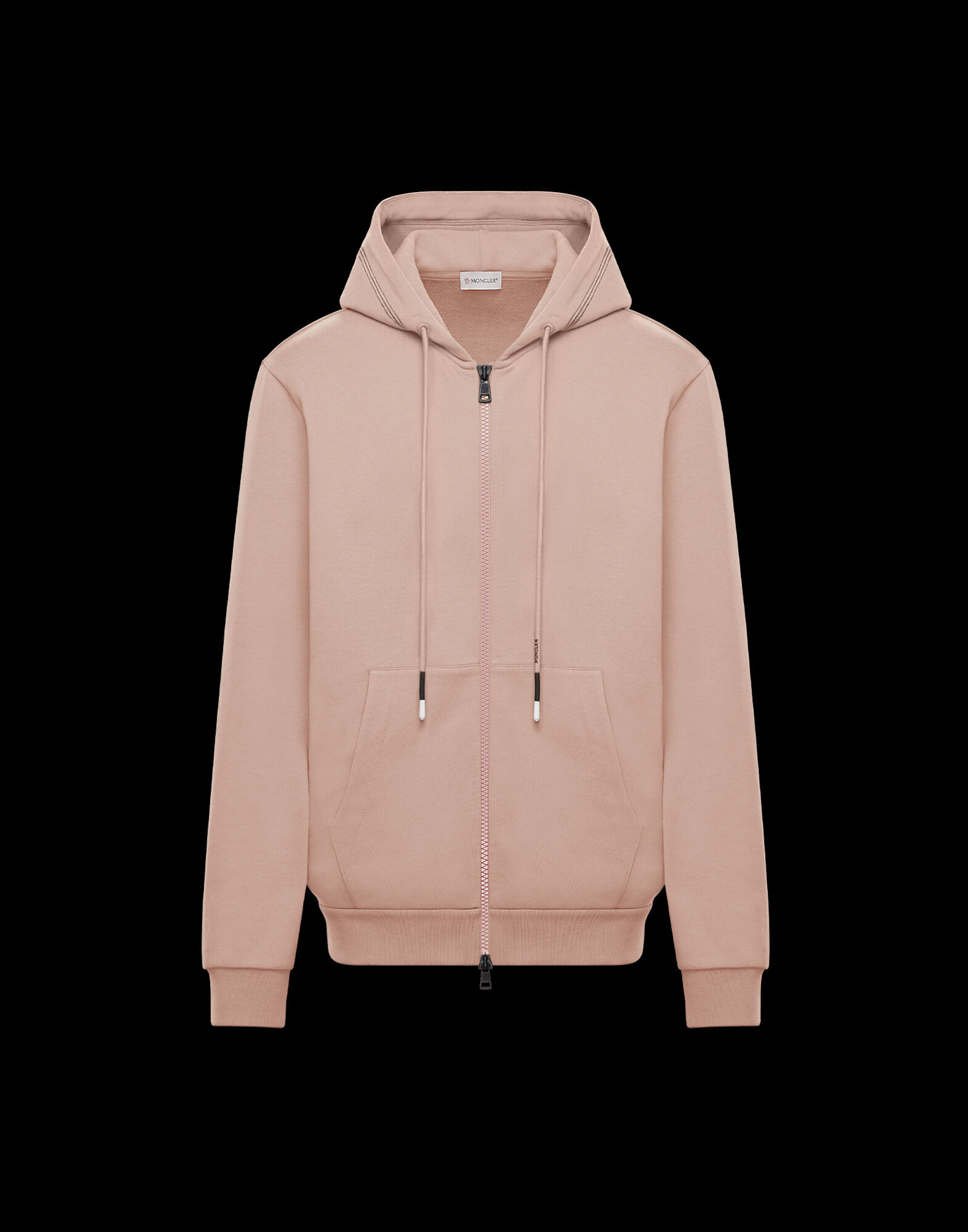 mens moncler zip up hoodie