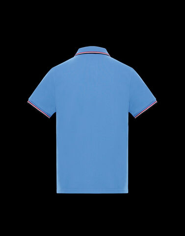 Moncler 3컬러 엣지 폴로 셔츠 더치 블루