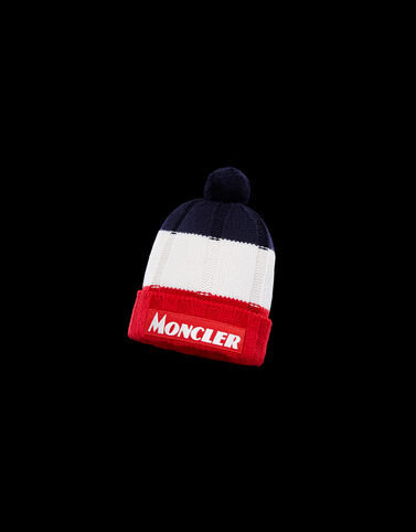 Moncler 퓨어 울 캡 스칼렛 레드