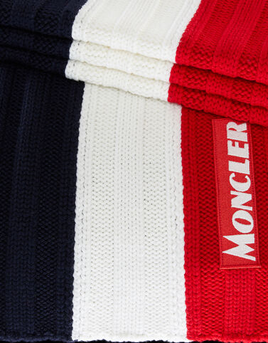 Moncler 퓨어 울 스카프 스칼렛 레드