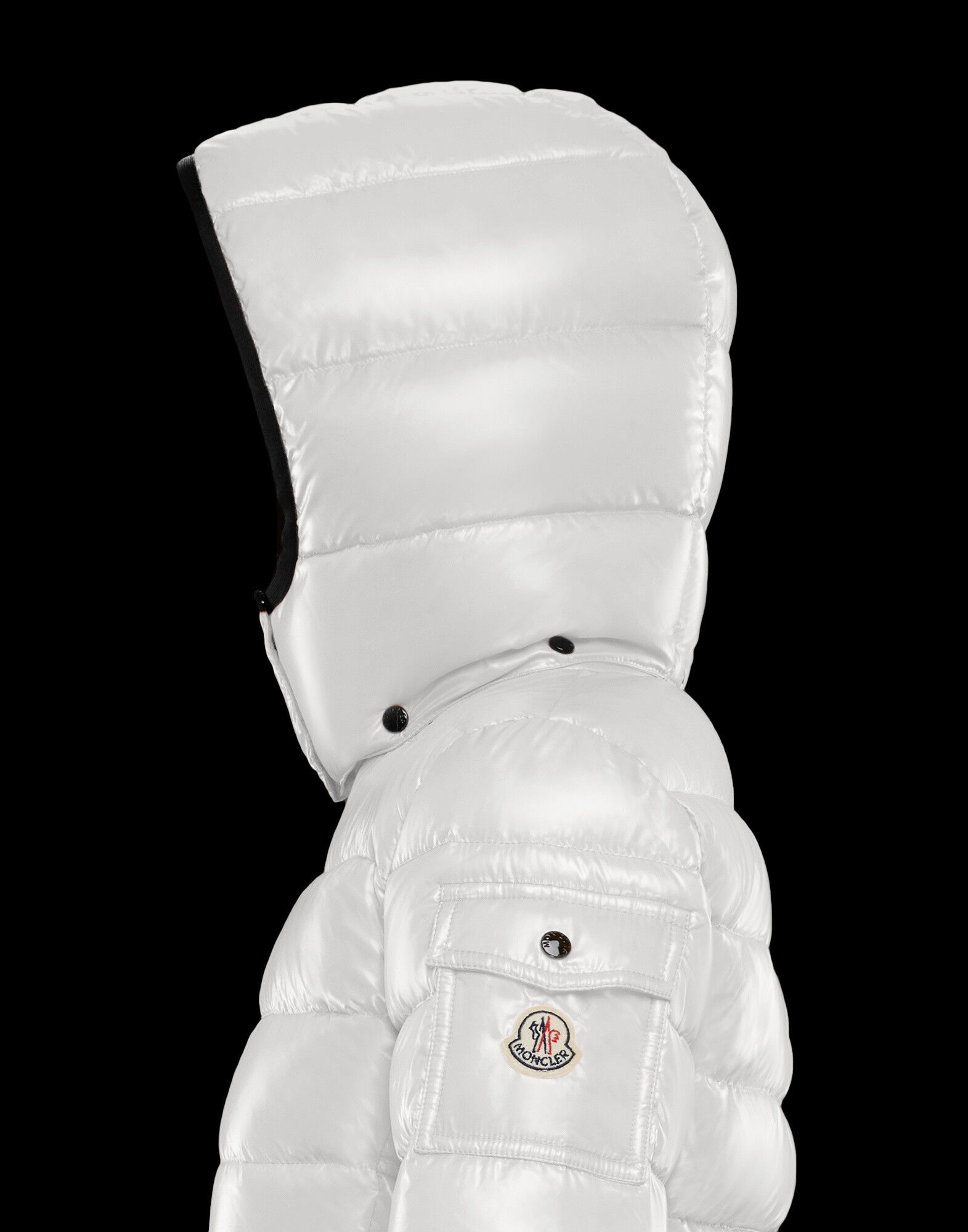 moncler off white down jacket