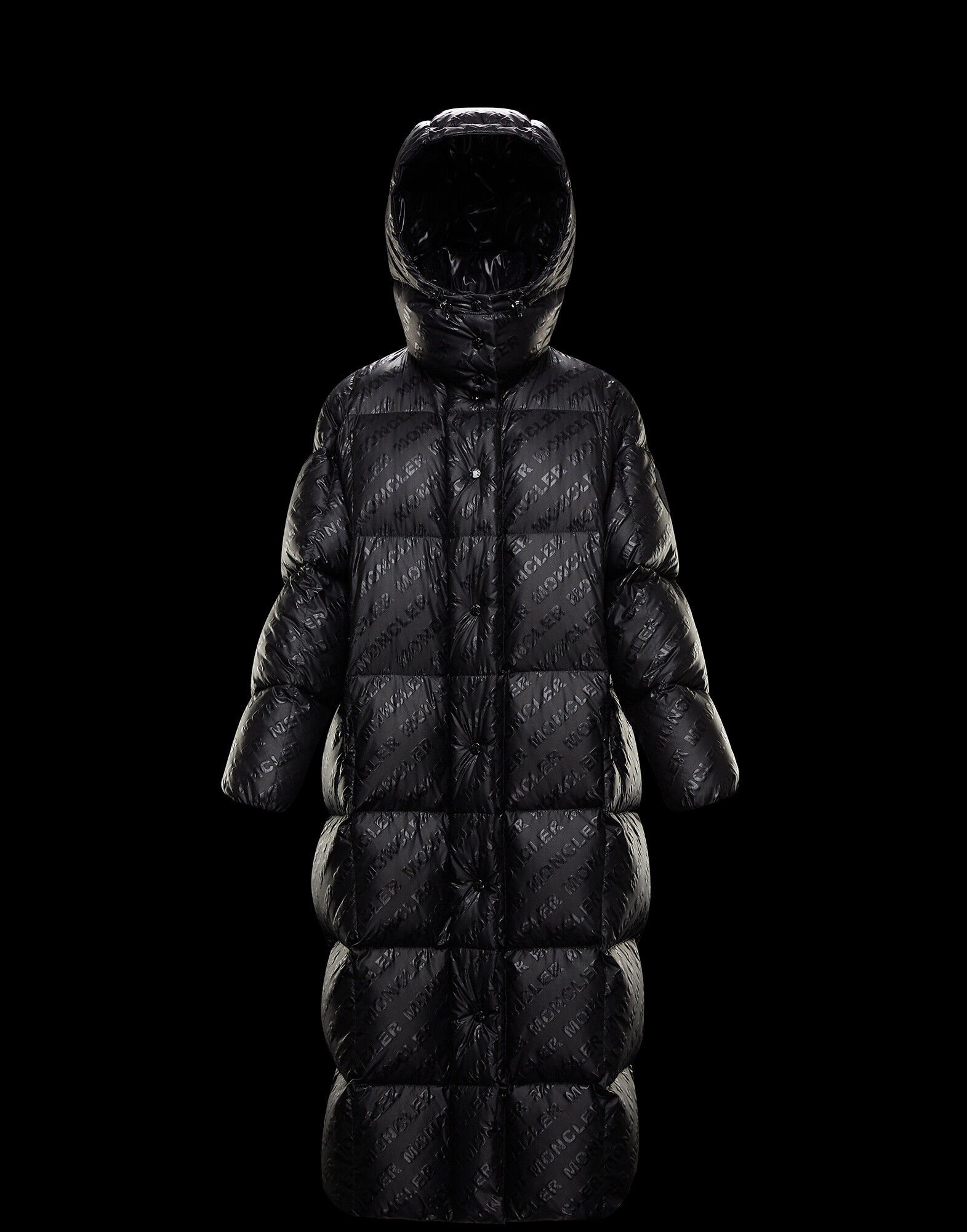 moncler womens jacket with fur hood