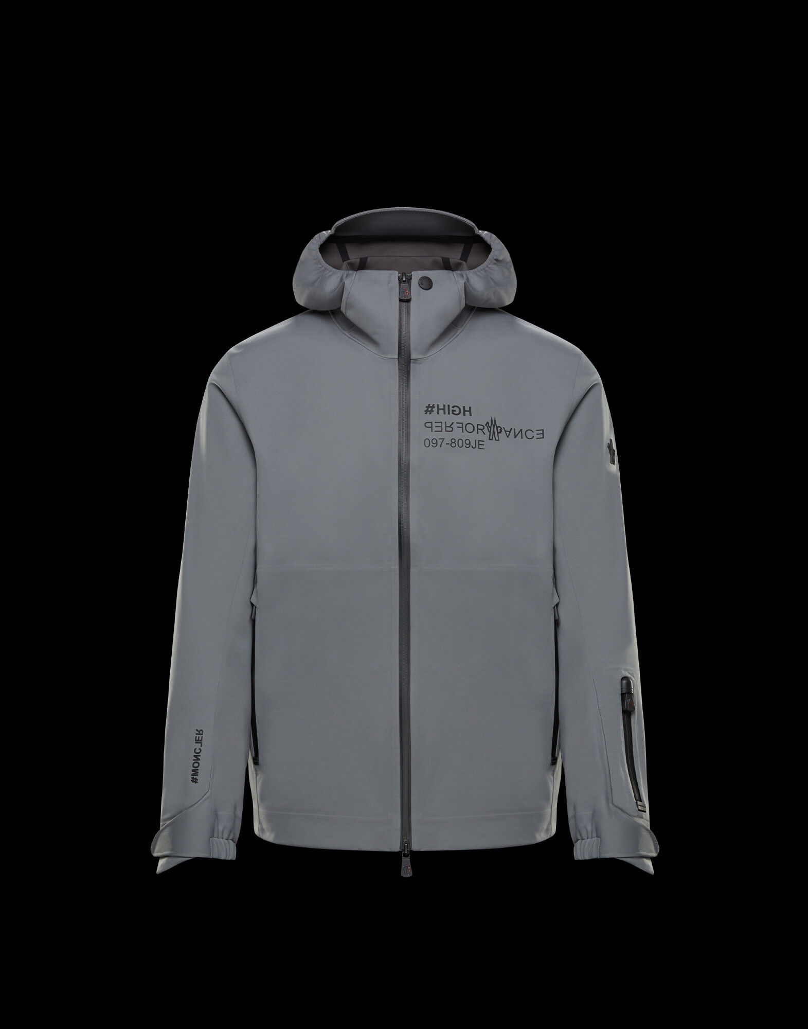 grey hooded cardigan mens