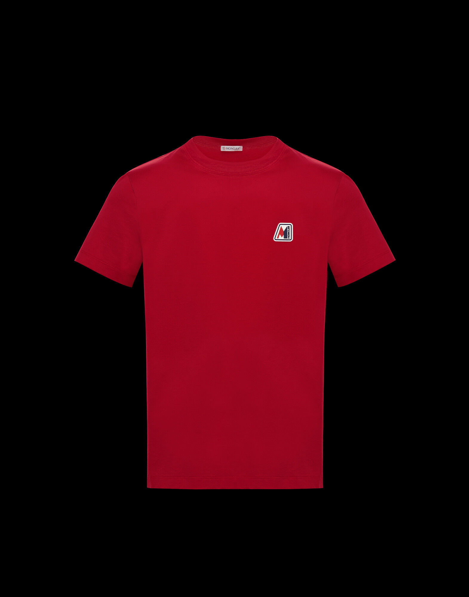 mens red moncler t shirt