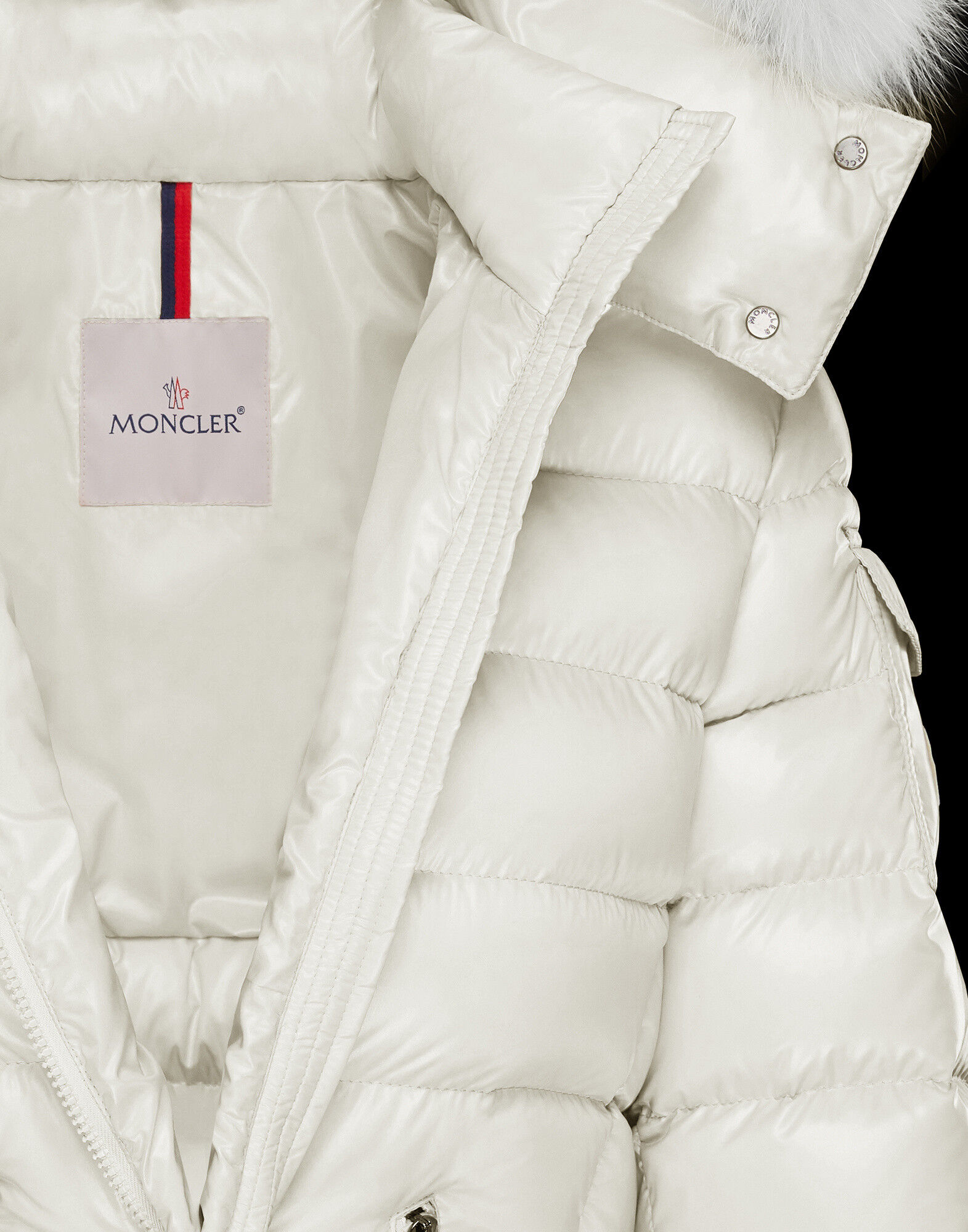 moncler beige coat