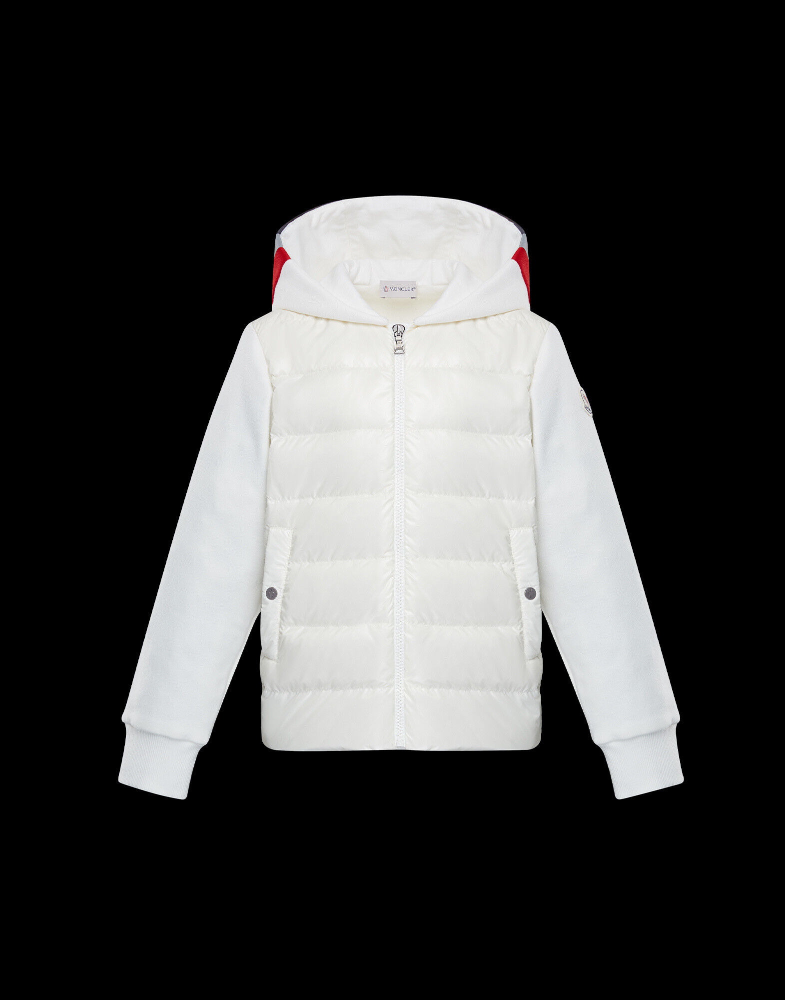moncler hooded cardigan