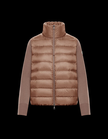 Moncler 패딩 가디건 Hezelnut Pink