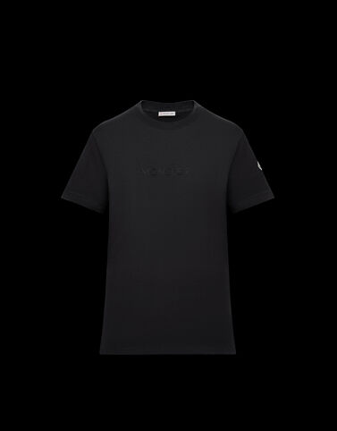 Moncler Moncler 프린트 티셔츠 블랙
