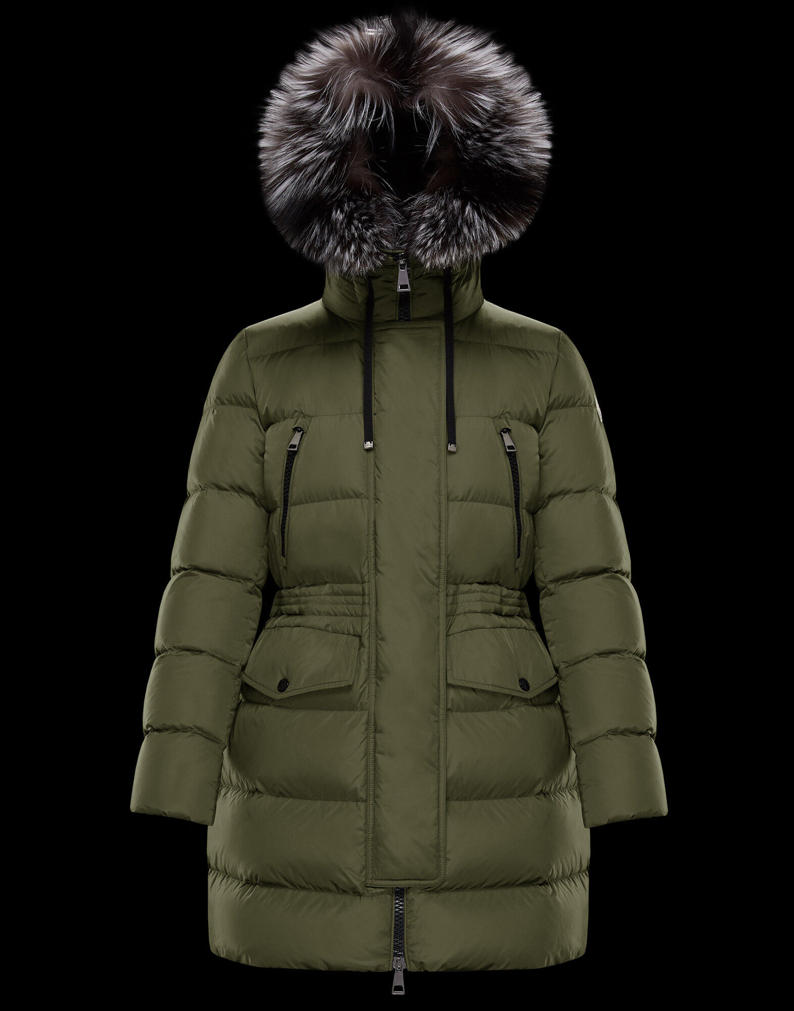 moncler green jacket womens