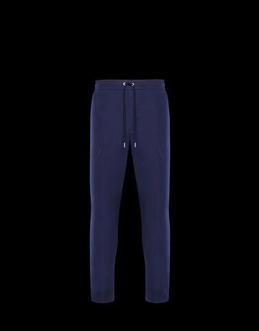 Moncler 포플린 스트레치 팬츠 Night Blue