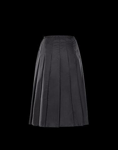 Moncler 나일론 스커트 블랙
