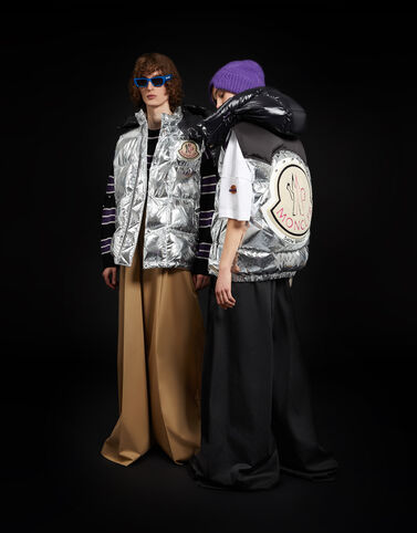 Moncler Exen 메탈릭 실버