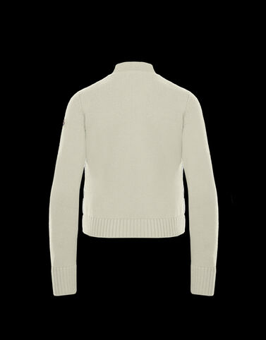 Moncler Padded biker top Silk White