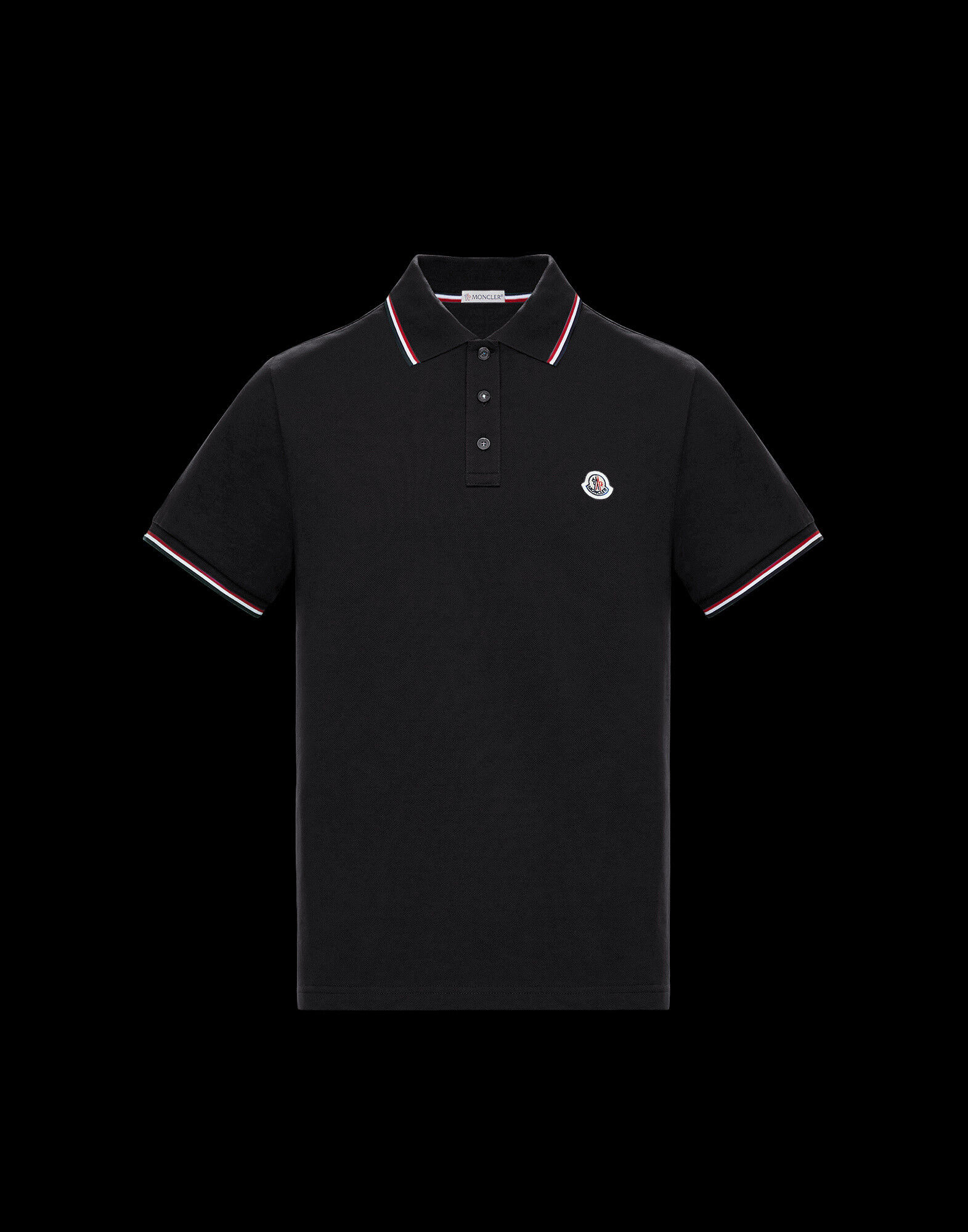 white moncler polo shirt mens