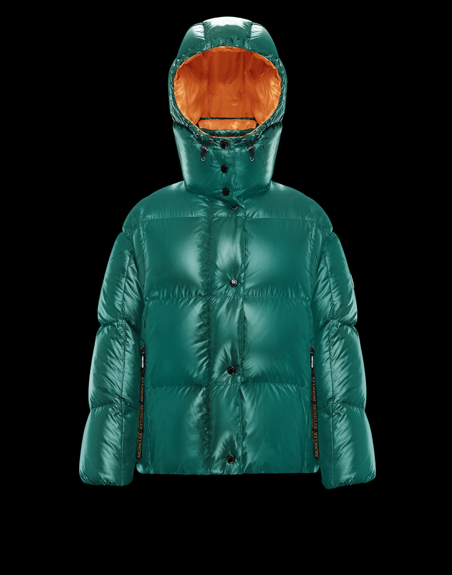 moncler green women's coat