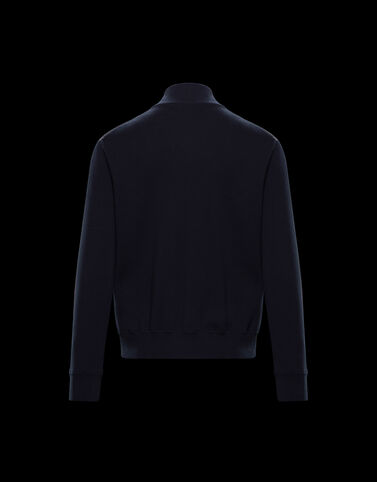 Moncler 래커 나일론 패딩 니트웨어 Night Blue