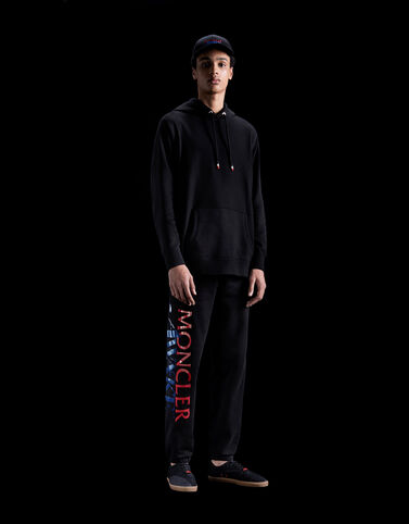 Moncler "Awake" 후드 스웻셔츠 블랙