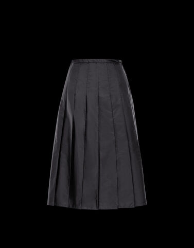 Moncler 나일론 스커트 블랙