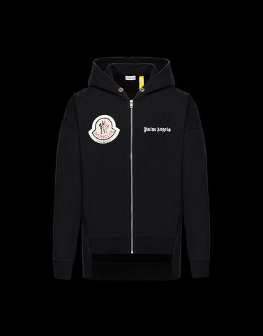 Moncler Hooded cardigan Black