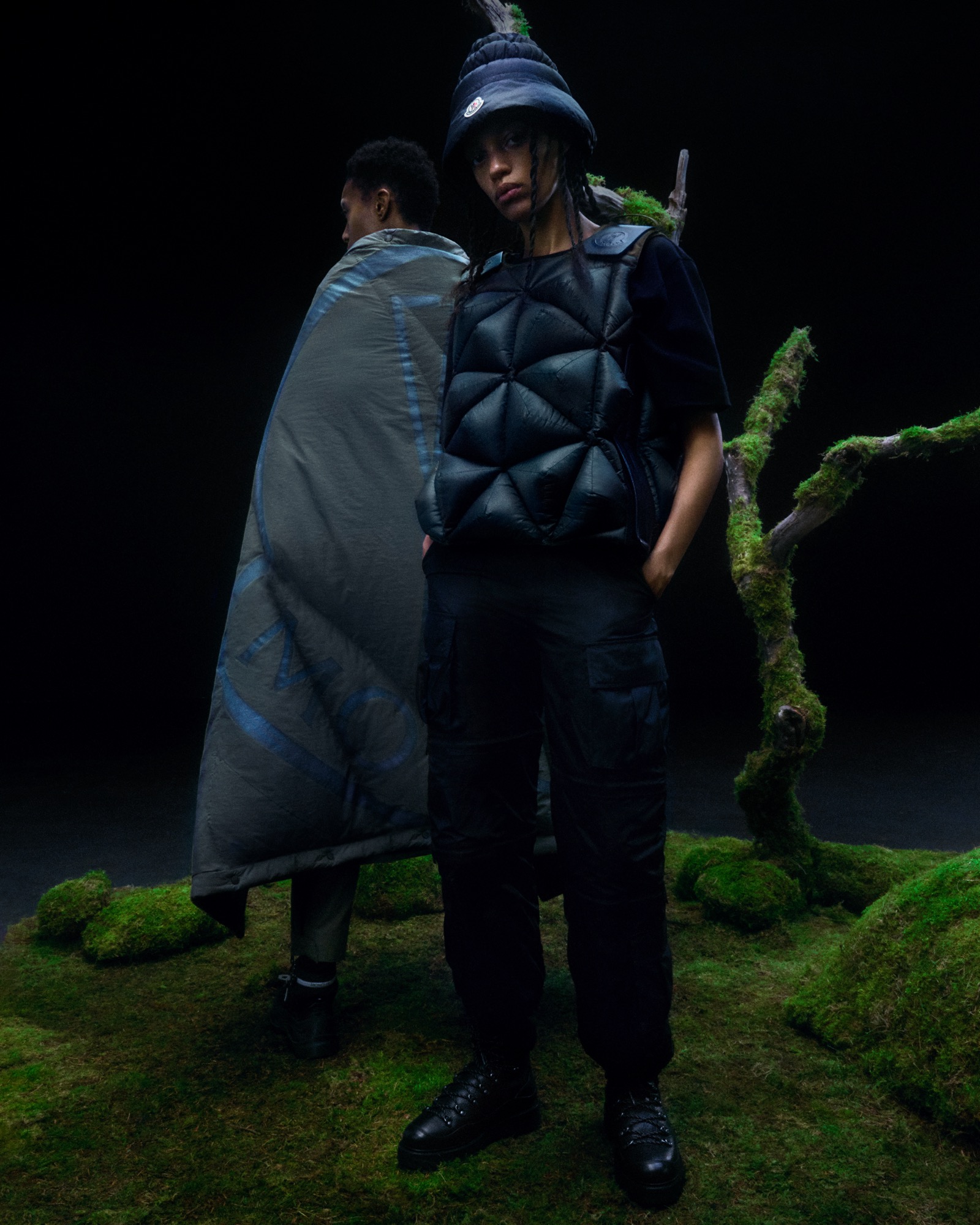 Moncler Genius Moncler X Pharell Williams Oak Short Down Jacket in