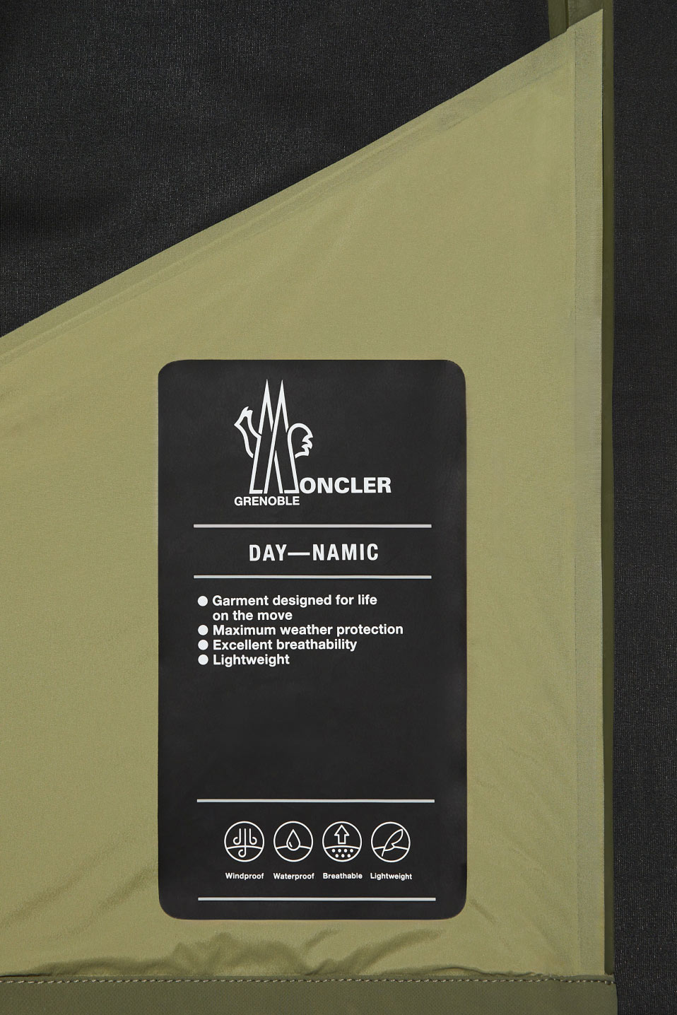 Moncler Green Lightweight Jacket - YKK AquaGuard 3