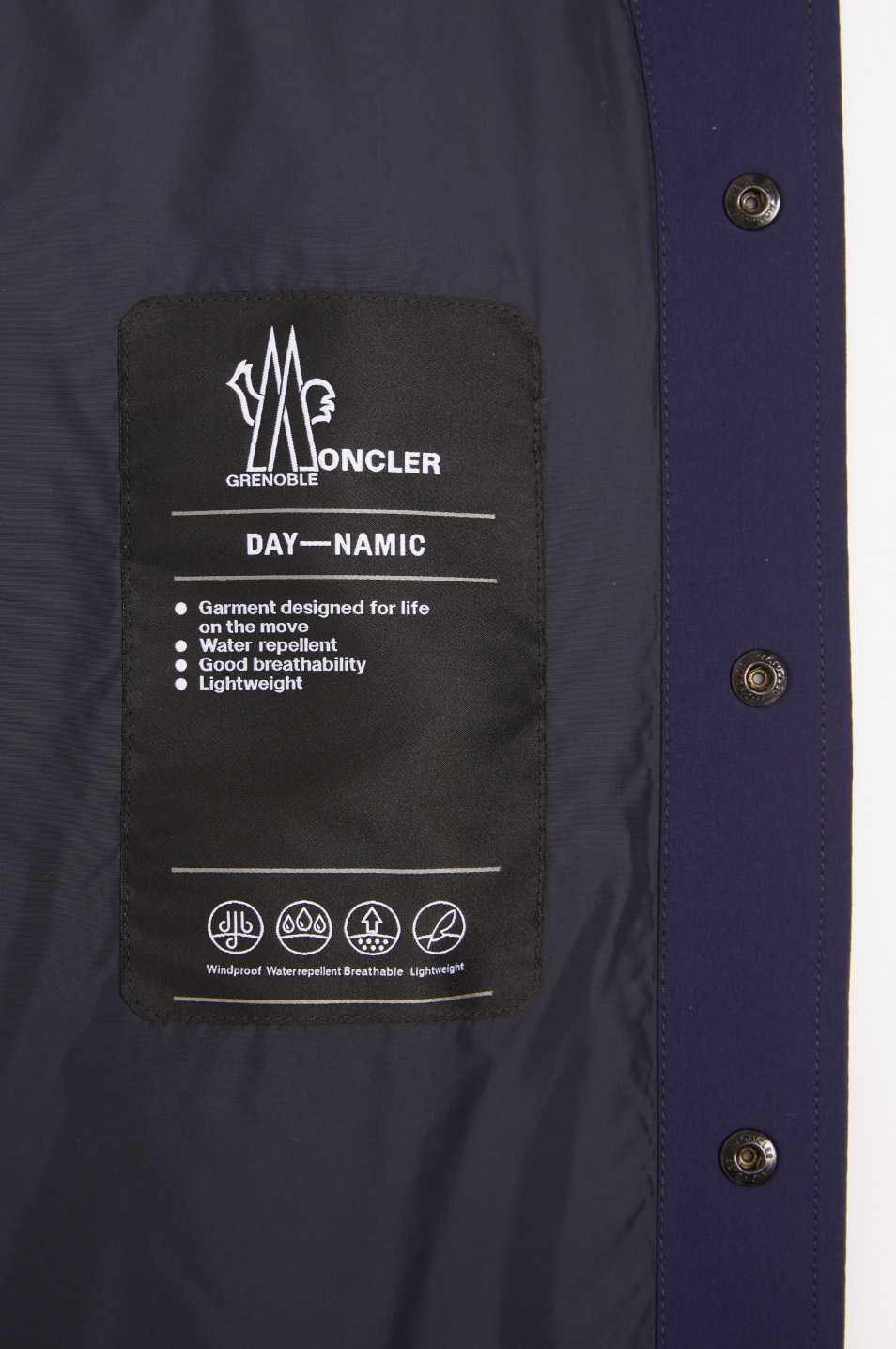 Moncler Blue Jacket with collar 2