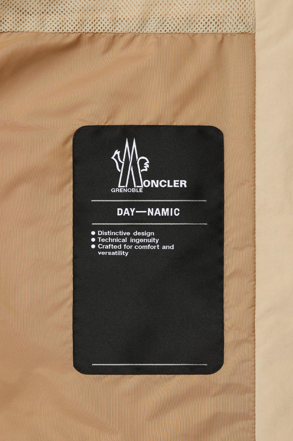Moncler Beige Shell Jacket YKK AquaGuard 2