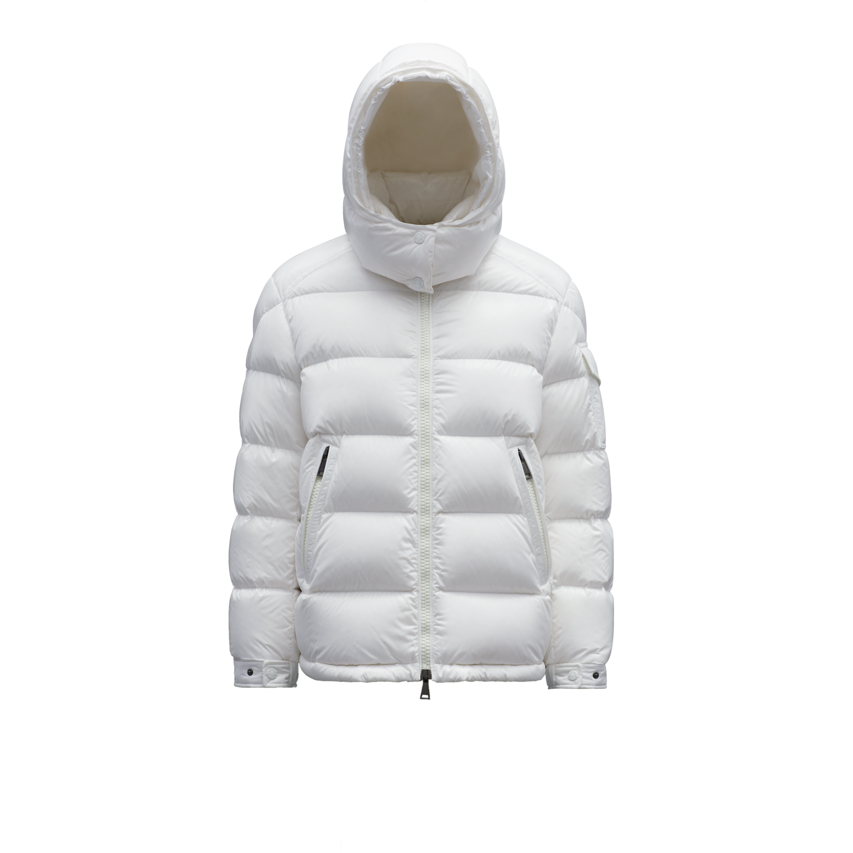 Moncler Collection Maire Short Down Jacket White Size 2