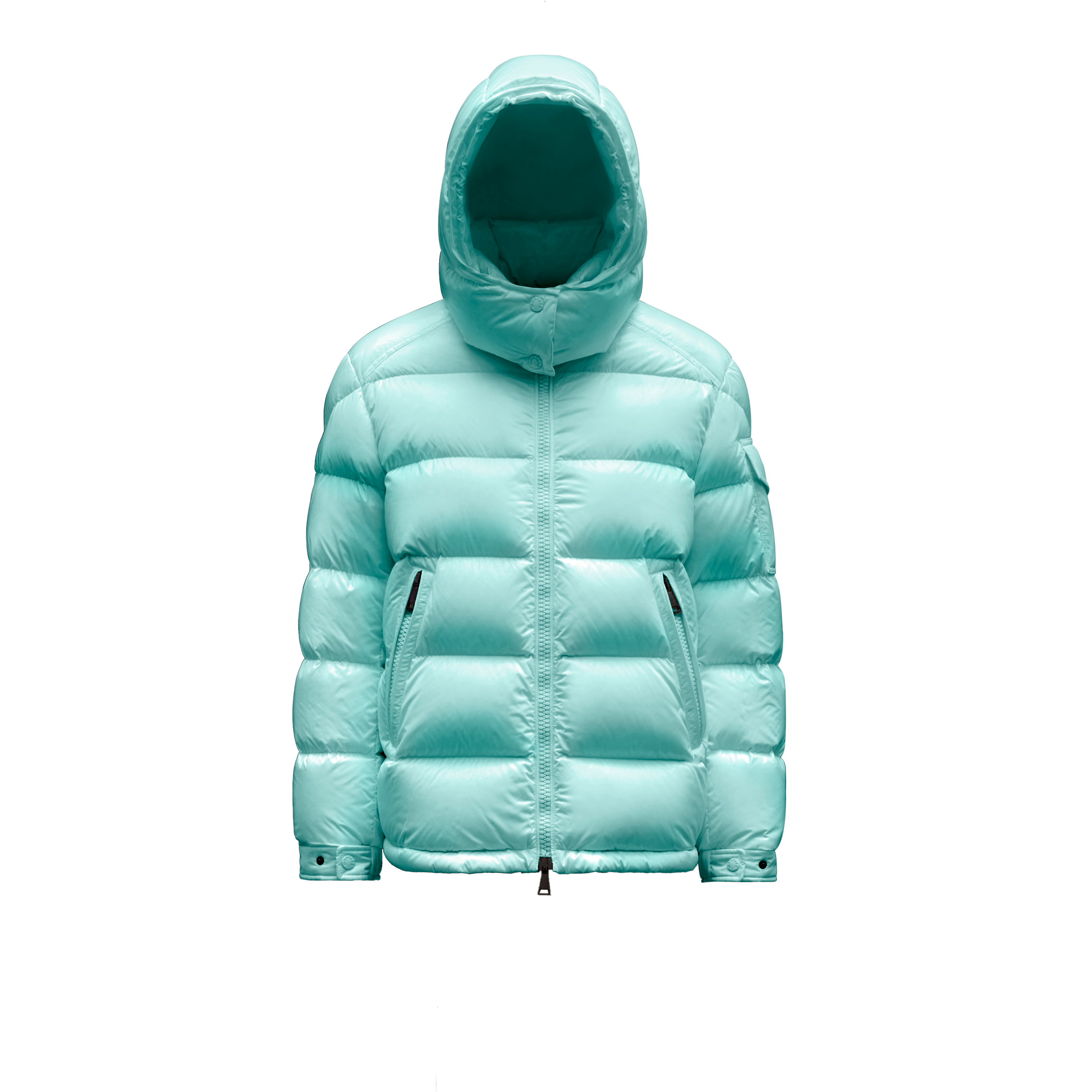 Moncler Maire Short Down Jacket Green Size 0