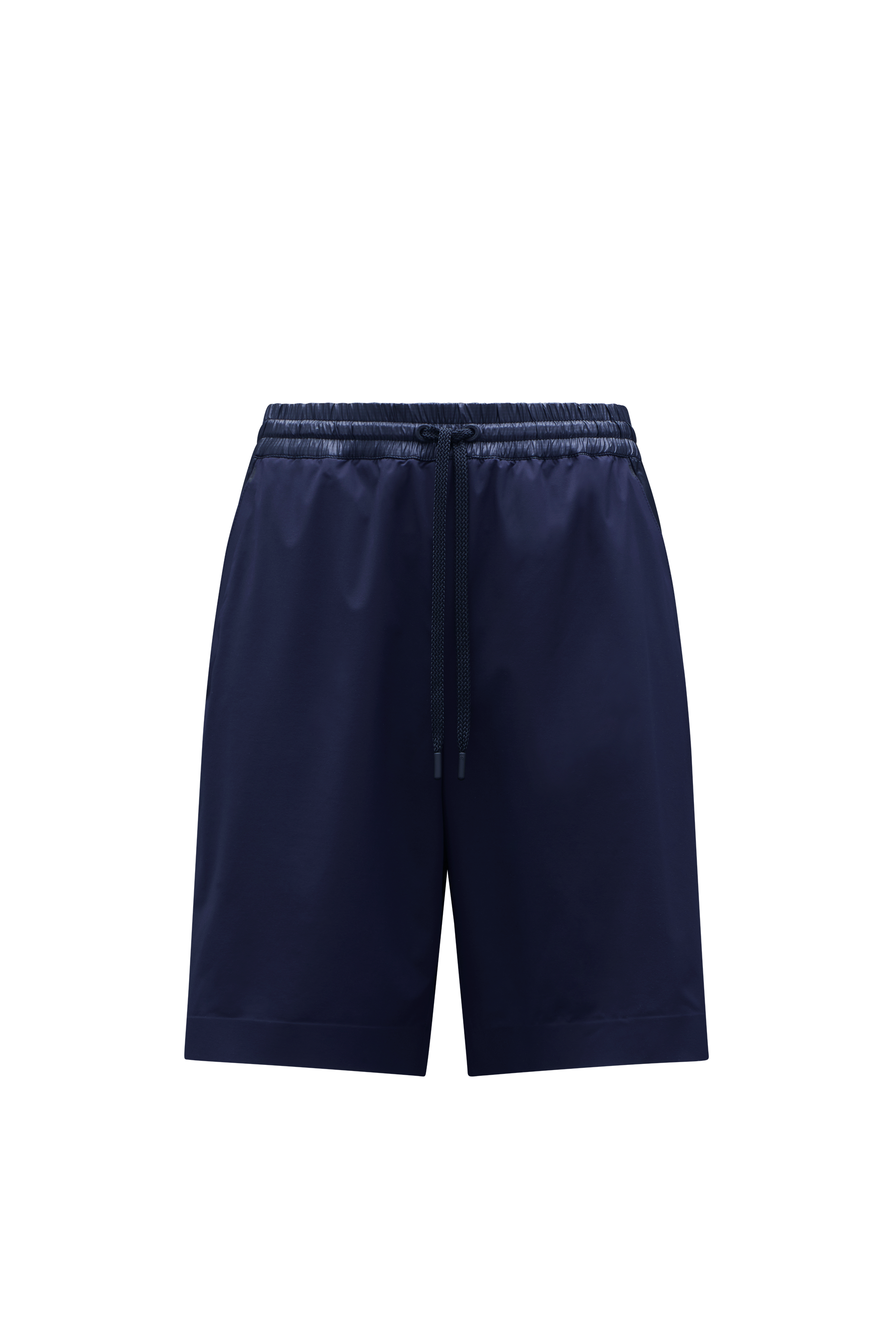 Moncler Poplin Shorts Blue Size Xxl