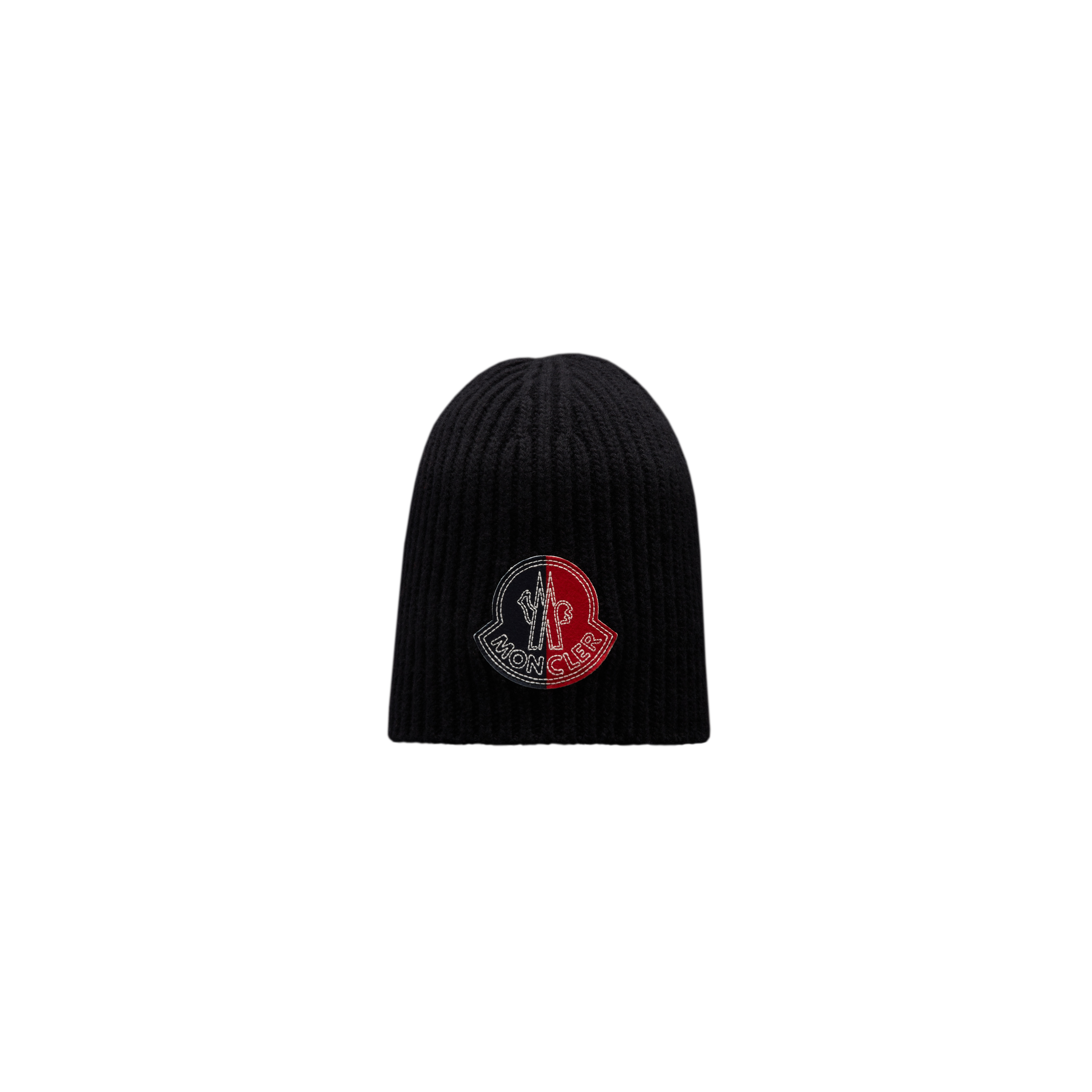 Moncler Wool Beanie Black Size One Size