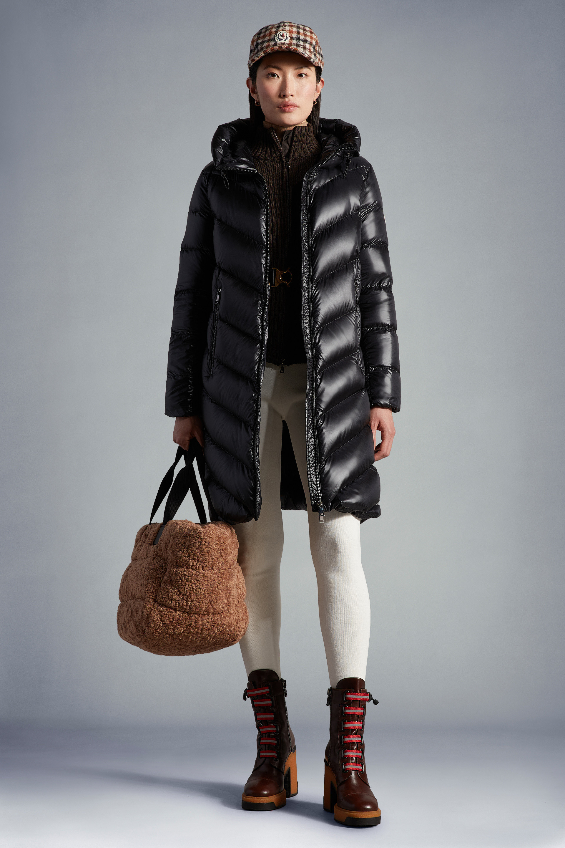 Moncler Cambales Long Down Jacket Black Size 0 In Black