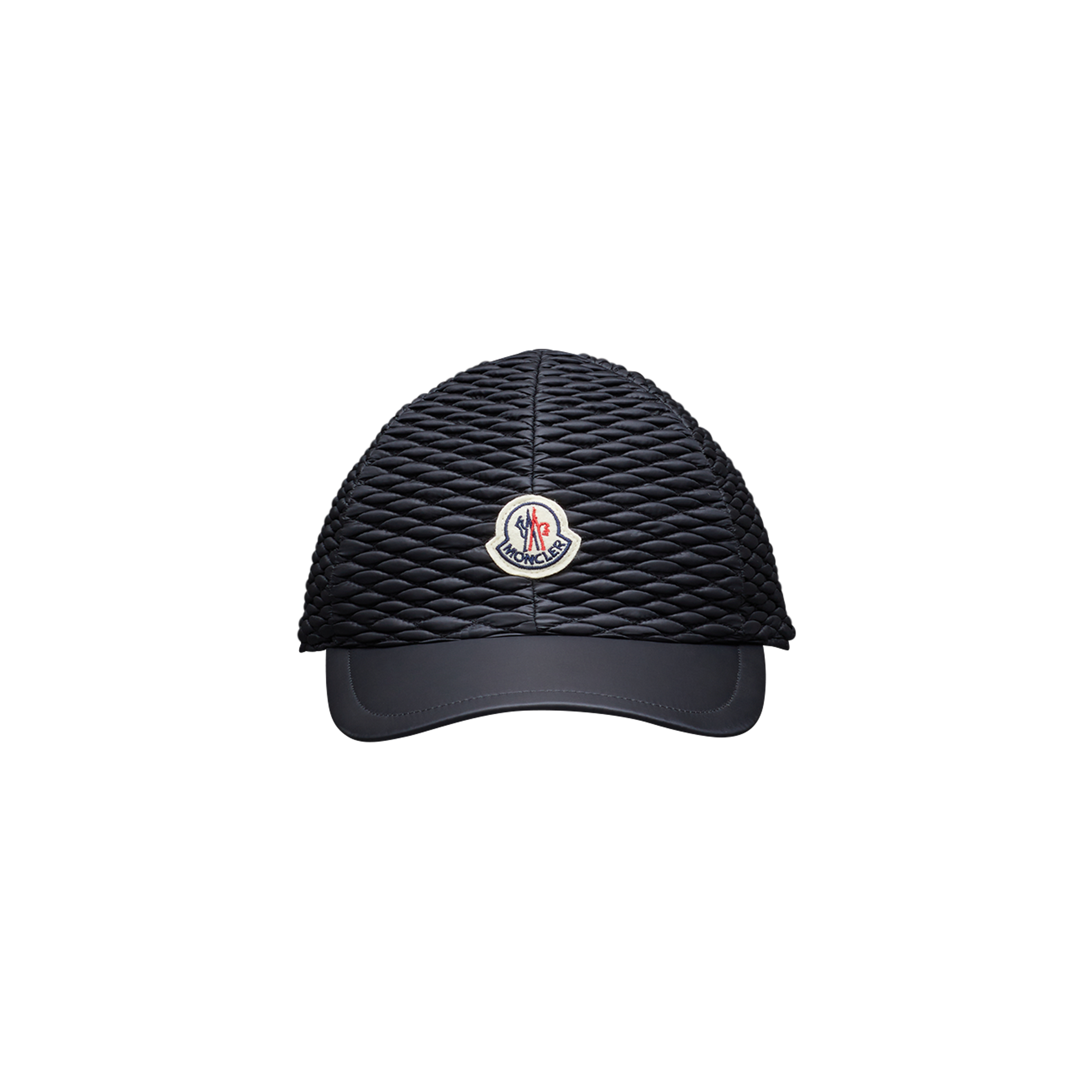 Moncler Logo Padded Baseball Cap Black Size One Size