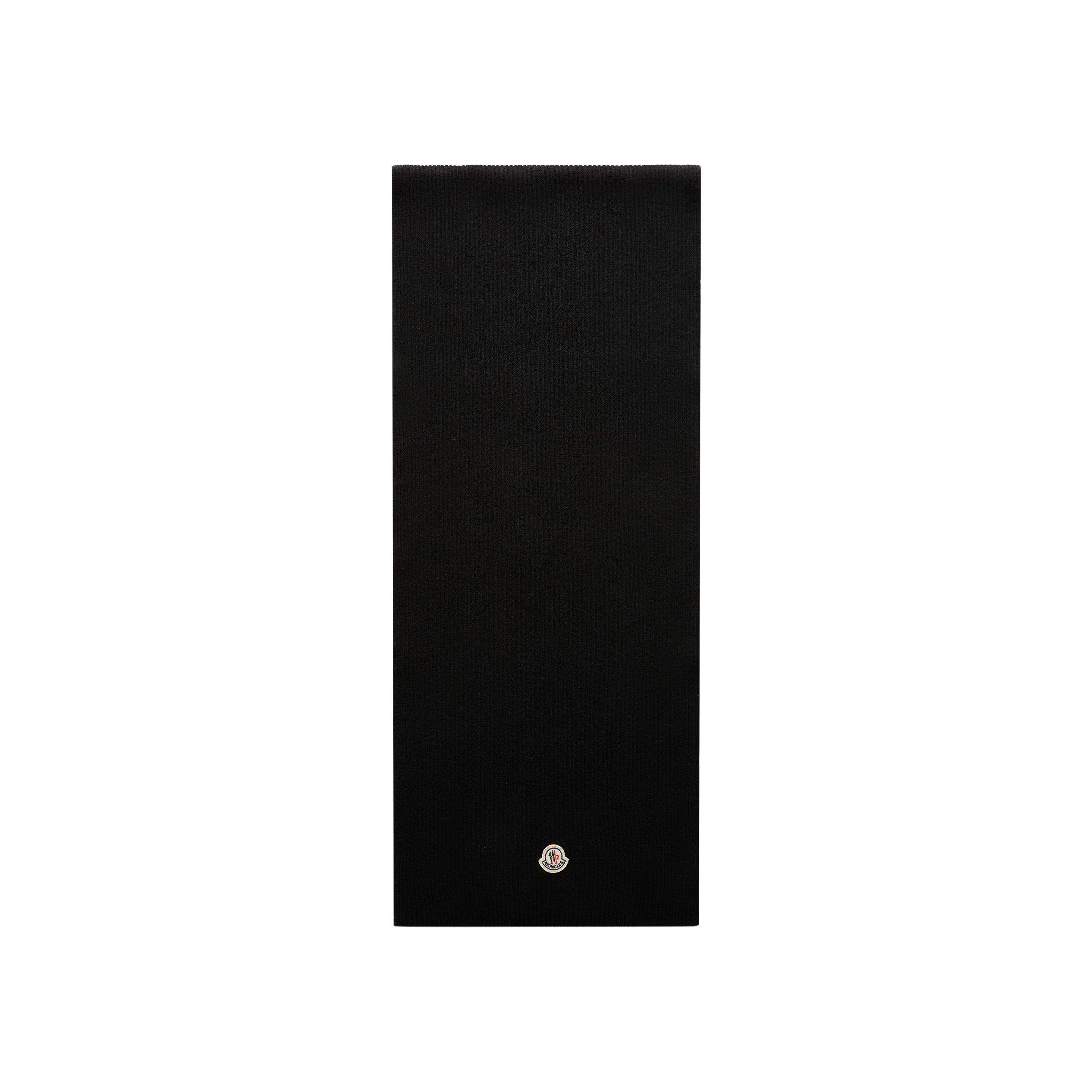 Moncler Wool & Cashmere Scarf Black Size One Size