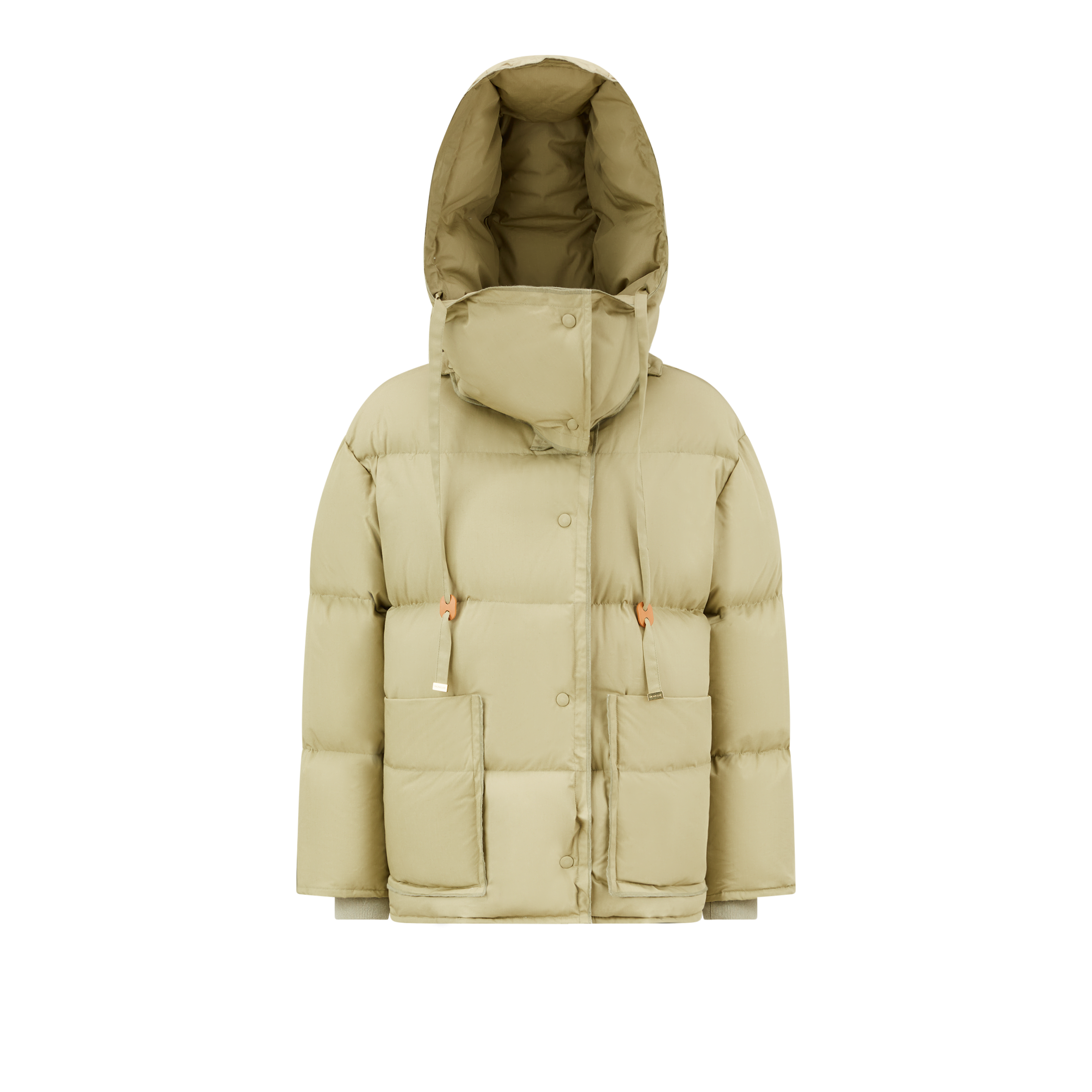 Moncler Sandy Short Down Jacket Green Size 1