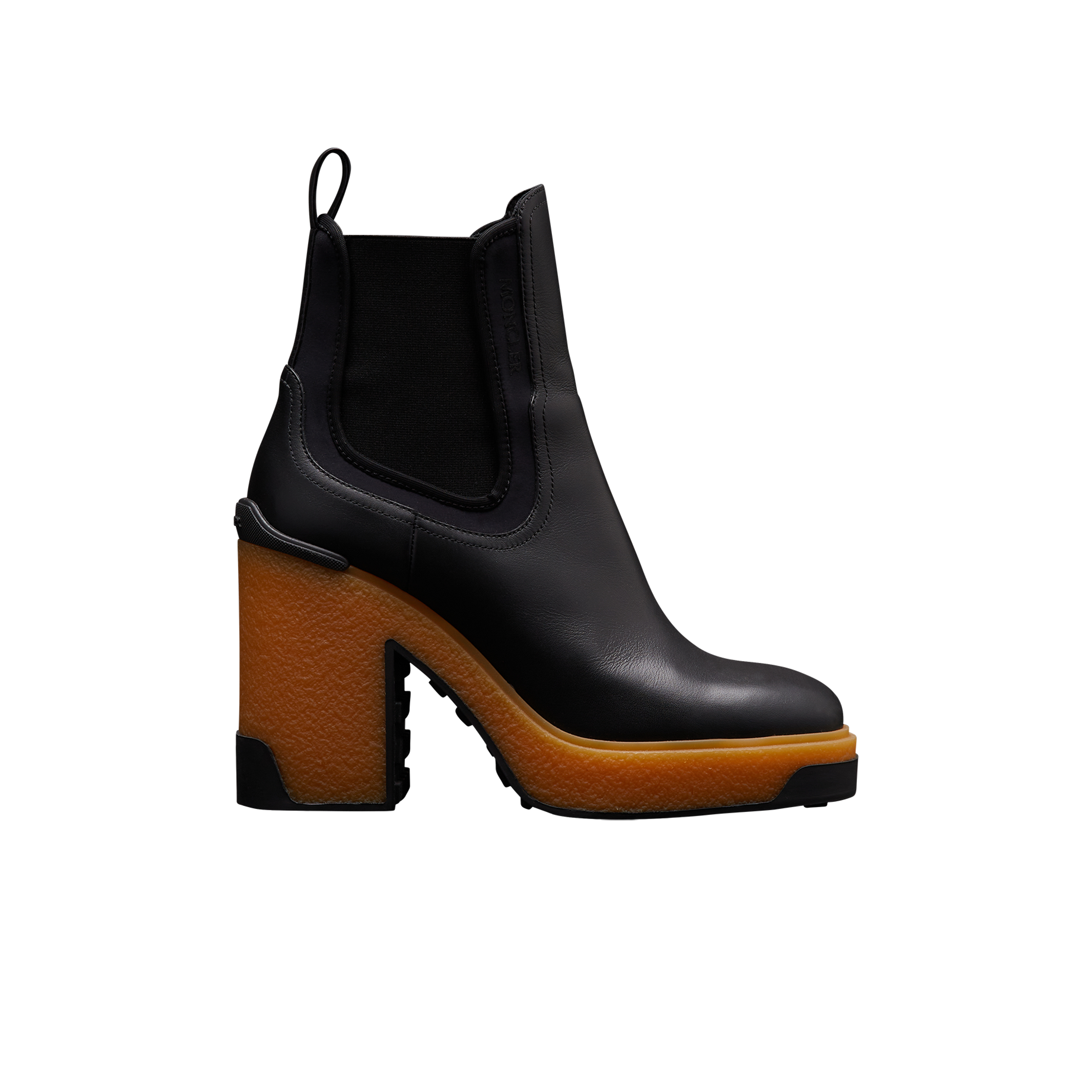 Shop Moncler Collection Isla Ankle Boots Black