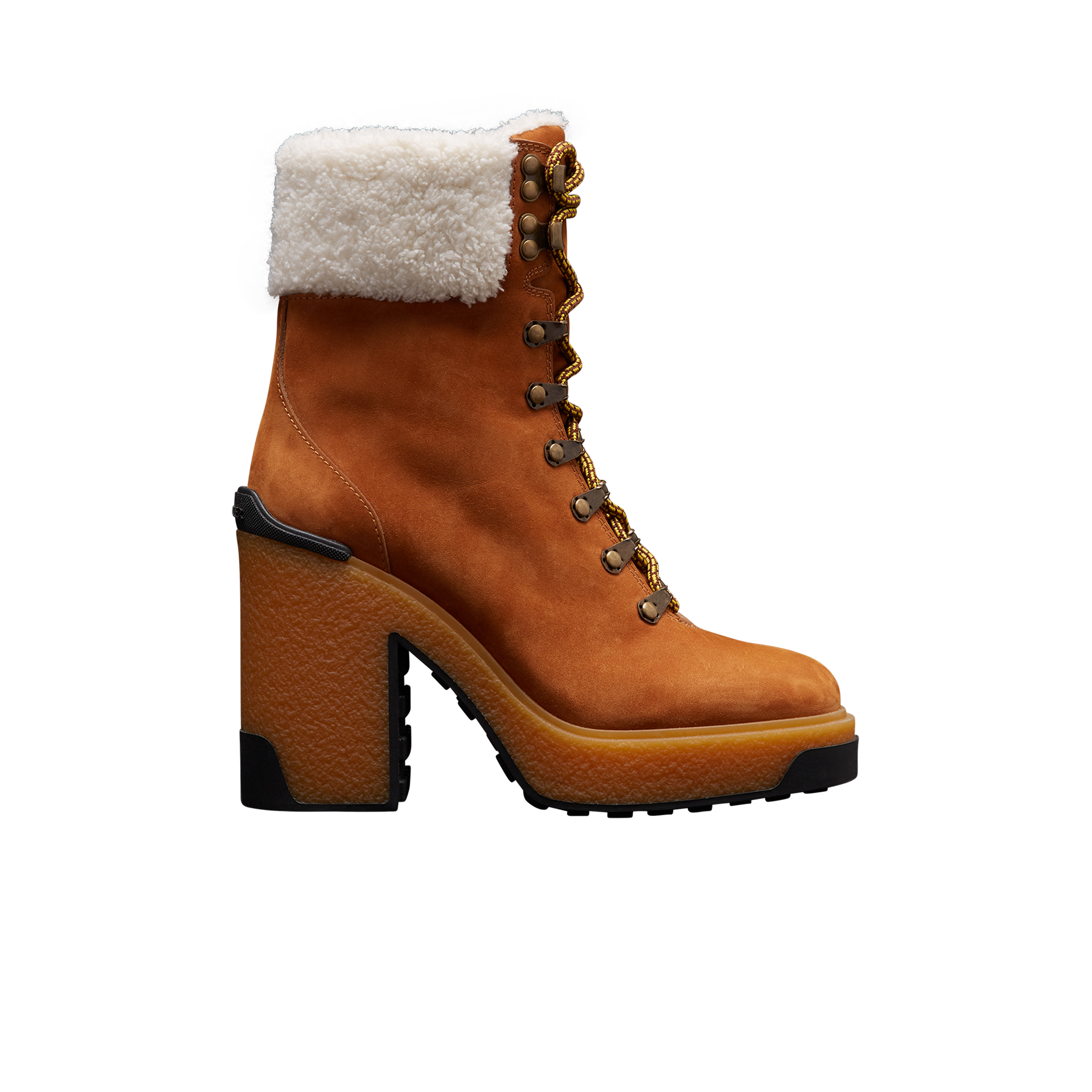 MONCLER CLAUDIA ANKLE BOOTS BROWN