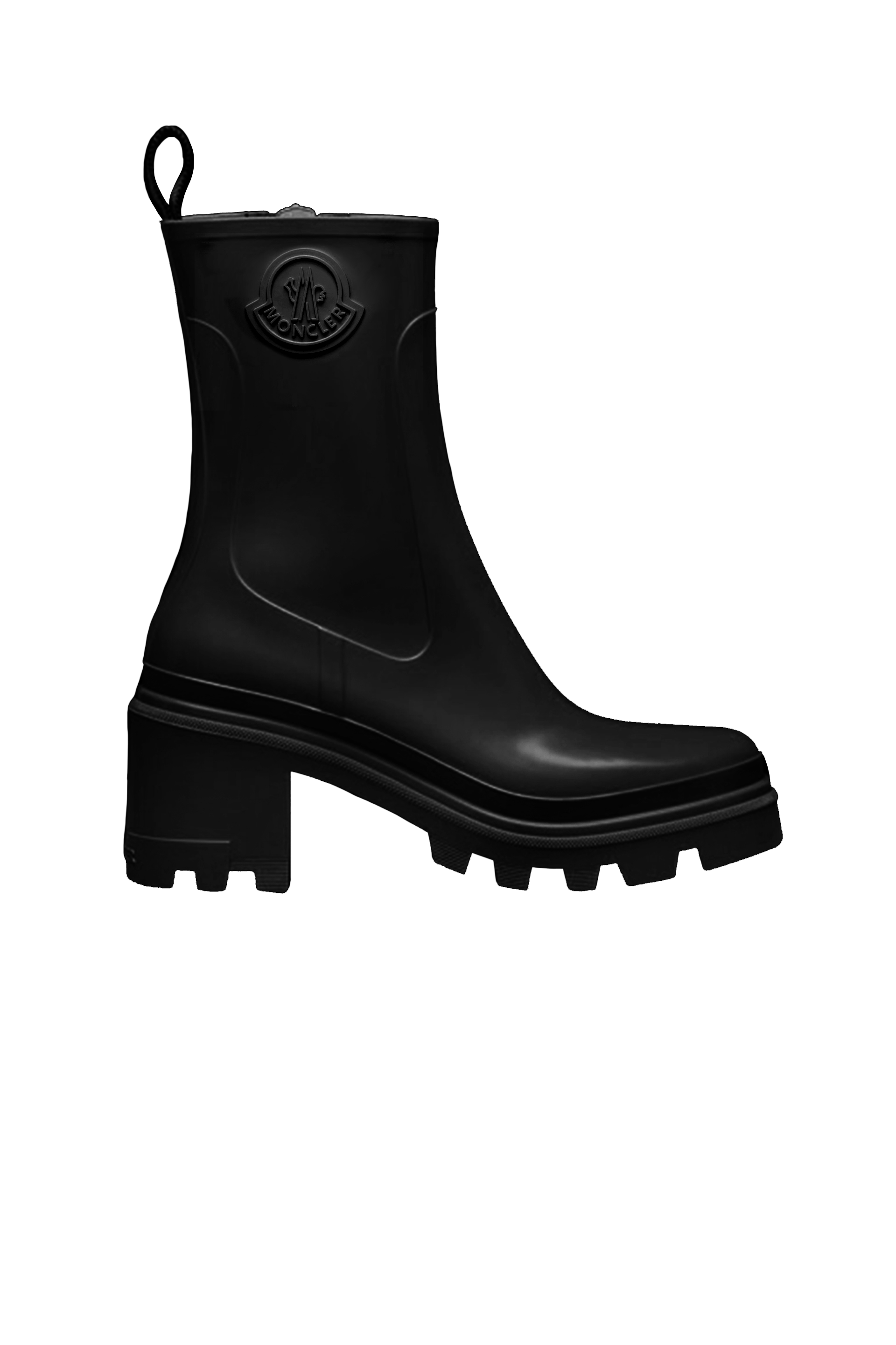 Moncler Loftgrip Rain Boots Black Size 38